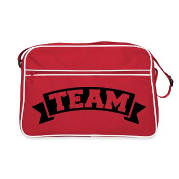 Équipe - Sac Retro - rouge/blanc - Devant