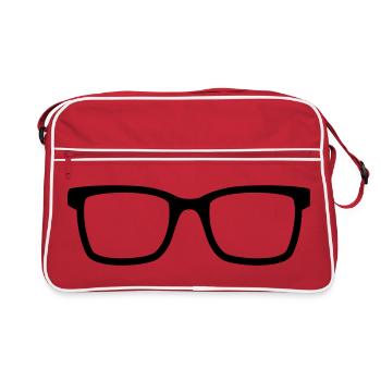 Lunettes - Sac Retro - rouge/blanc - Devant