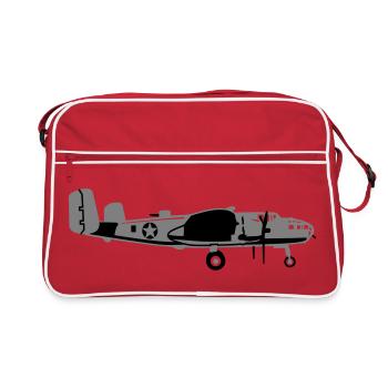 B-25 - Sac Retro - rouge/blanc - Devant
