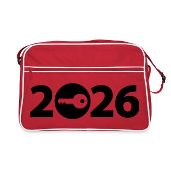 Client 2026, locksmith 2026 - Retro Bag - red/white - Front