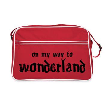 En route vers le pays des merveilles - Sac Retro - rouge/blanc - Devant