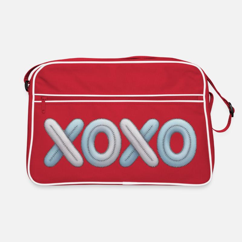 XOXO Patchwork Stickerei Retro Tasche