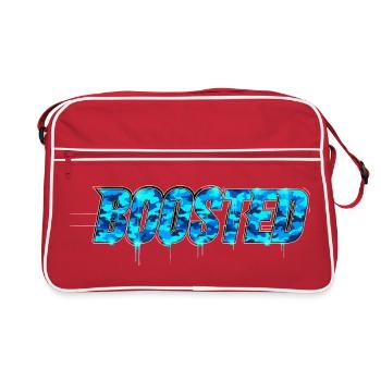 Camouflage de la scène de tuning Turbo Friends boosté - Sac Retro - rouge/blanc - Devant