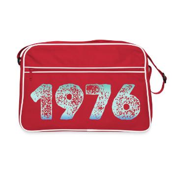 Entwurf - Retro Tasche - Rot/Weiß - Vorne