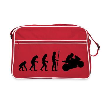 evolution_motorbike1 - Sac Retro - rouge/blanc - Devant