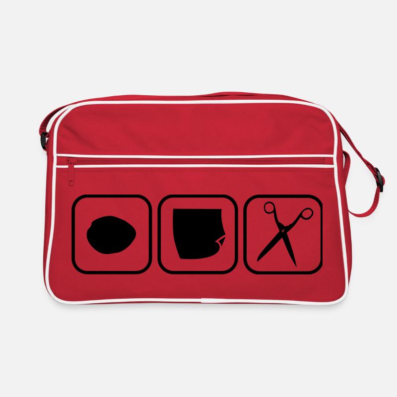 pierre papier ciseaux puits - Rock paper scissors Sac Retro