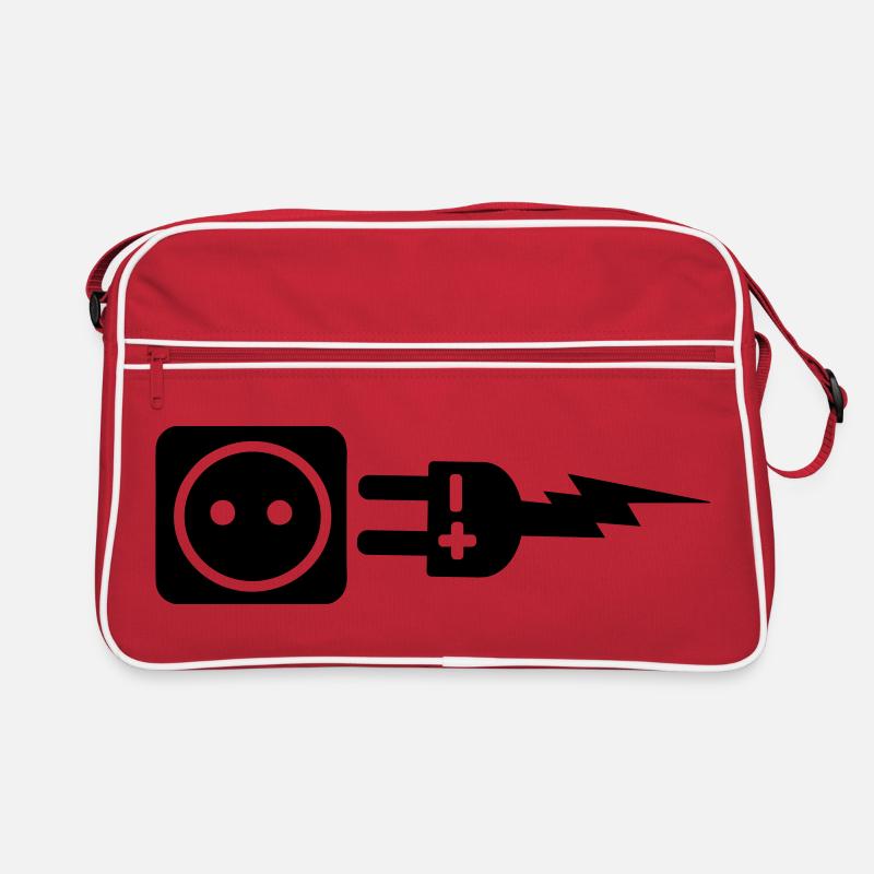 Branchez plus et moins Sac Retro