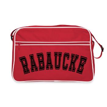 Rabaucke Lausbube - Retro Bag - red/white - Front