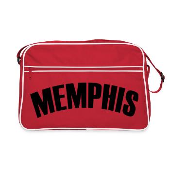 Memphis Shirt - Retro Bag - red/white - Front