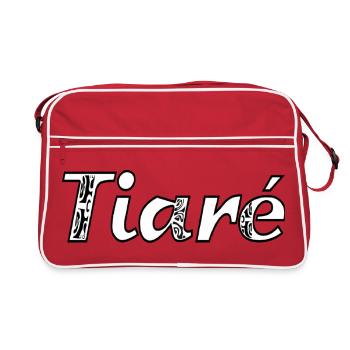 Tiaré - Retro Tasche - Rot/Weiß - Vorne