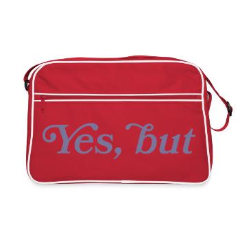 Ja, aber... - Sac Retro - rouge/blanc - Devant