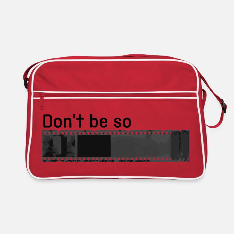 don't be so negative Retro Bag