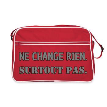 Doesn't change anything. Absolutely not. - Retro Bag - red/white - Front