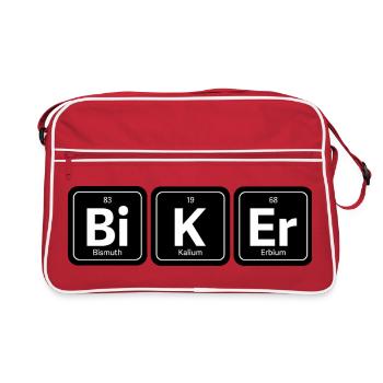 Bi-K Er Biker - Sac Retro - rouge/blanc - Devant