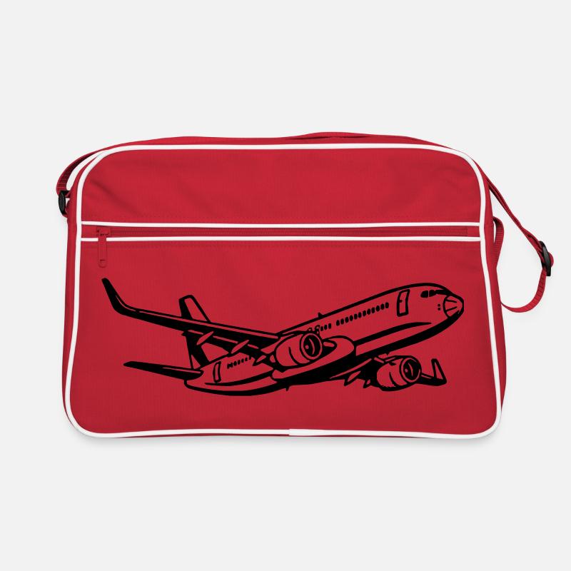 Flugzeug Retro Tasche