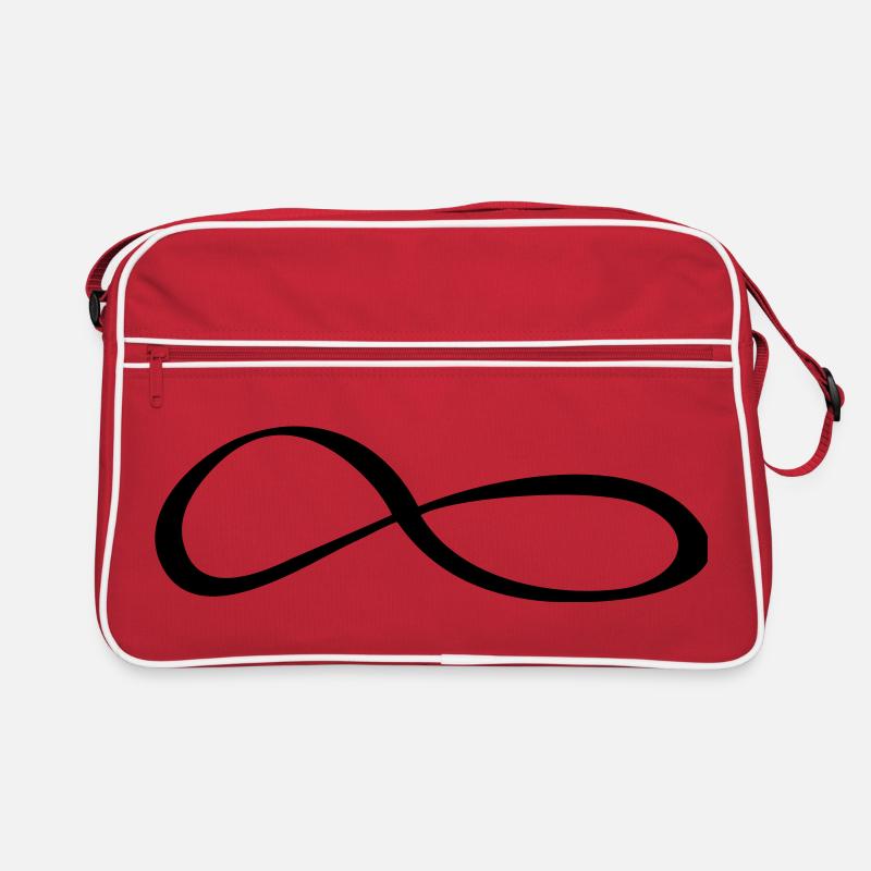 Symbole du signe d’infini Sac Retro