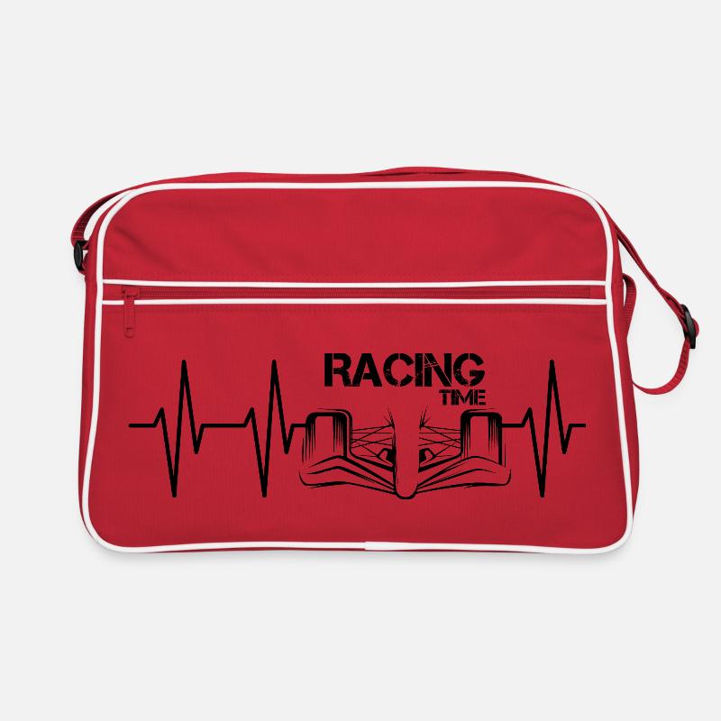 temps de course voiture de course voiture de course voitures de formule pouls Sac Retro