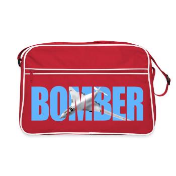 Bomber Tu-160 - Retro Bag - red/white - Front