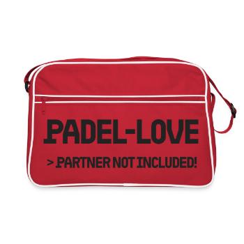 Padel-Love > Partner non inclus, noir - Sac Retro - rouge/blanc - Devant