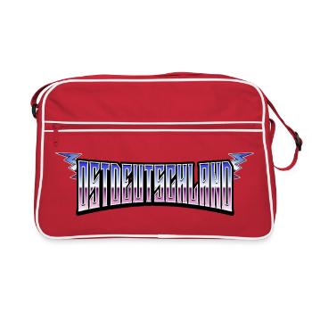 Allemagne de l’Est Ossis Allemagne de l’Est - Sac Retro - rouge/blanc - Devant