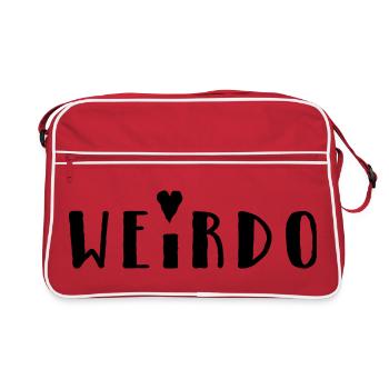 Weirdo - Retro Bag - red/white - Front