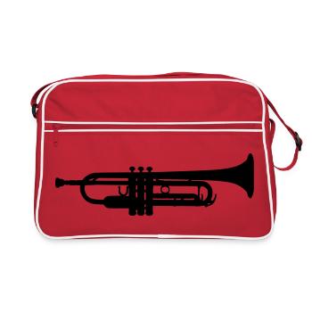 Trumpet - Sac Retro - rouge/blanc - Devant