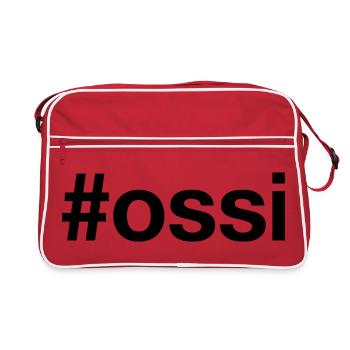 OSSI Hashtag Allemagne de l’Est - Sac Retro - rouge/blanc - Devant