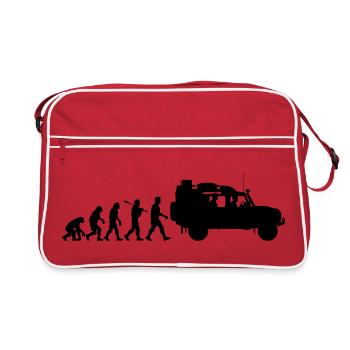 Defender 110 Offroad - Sac Retro - rouge/blanc - Devant
