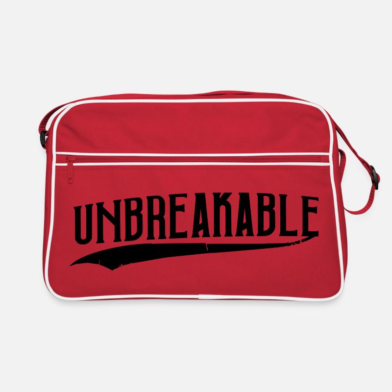 unbreakable unstoppable strong training popular Retro Bag