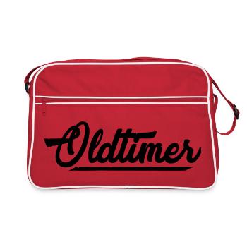 oldtimer - Retro Tasche - Rot/Weiß - Vorne
