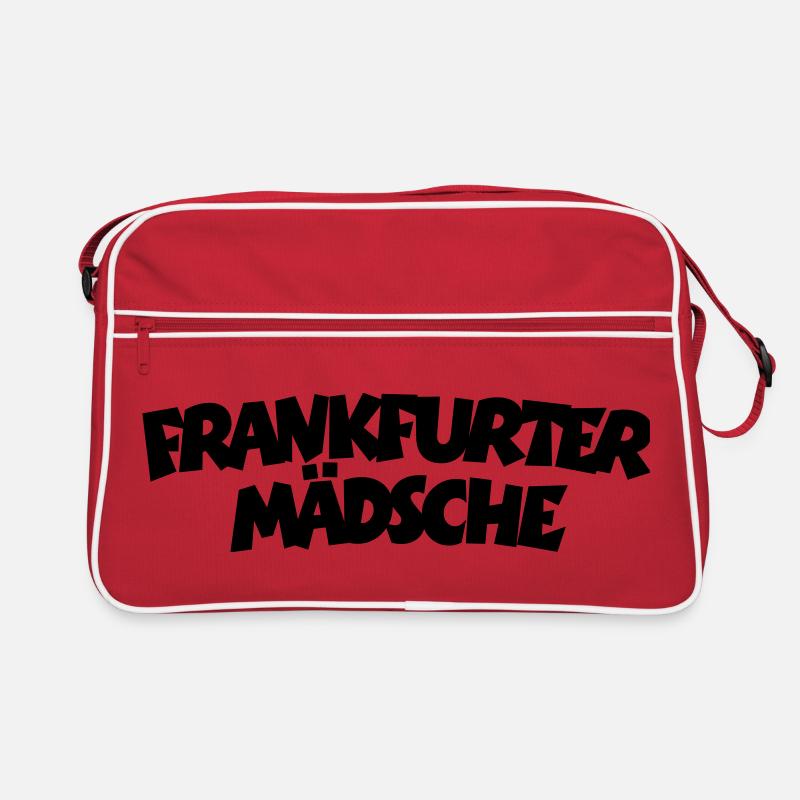 Frankfurter Mädsche (Schwarz) Retro Tasche
