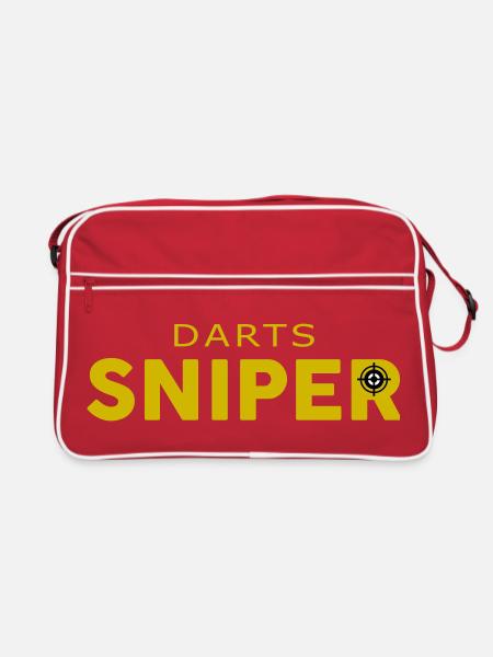 Darts Sniper - Retro Bag - red/white - Front