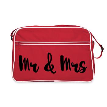 Mr & Mrs Design pour les mariages - Sac Retro - rouge/blanc - Devant