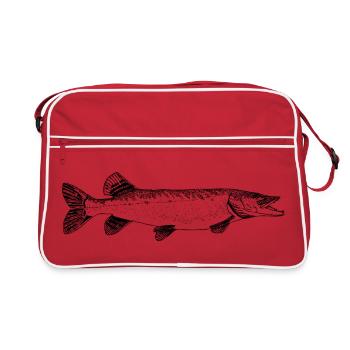 Pike Pike Motif - Sac Retro - rouge/blanc - Devant