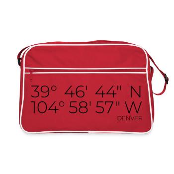Coordonnées Denver - Sac Retro - rouge/blanc - Devant