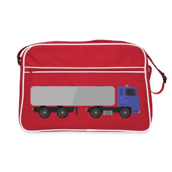 Tanklaster - Retro Tasche - Rot/Weiß - Vorne