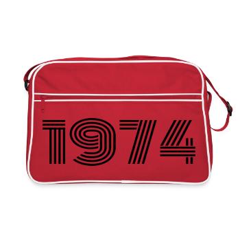 51e Anniversaire 51 ans Anniversaire - Sac Retro - rouge/blanc - Devant