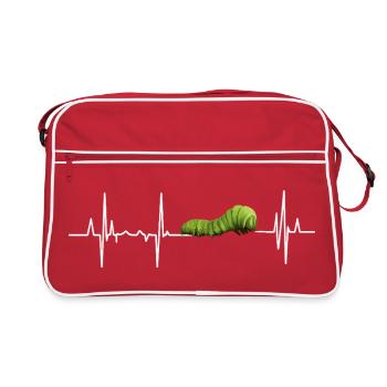 Caterpillar - Retro Bag - red/white - Front