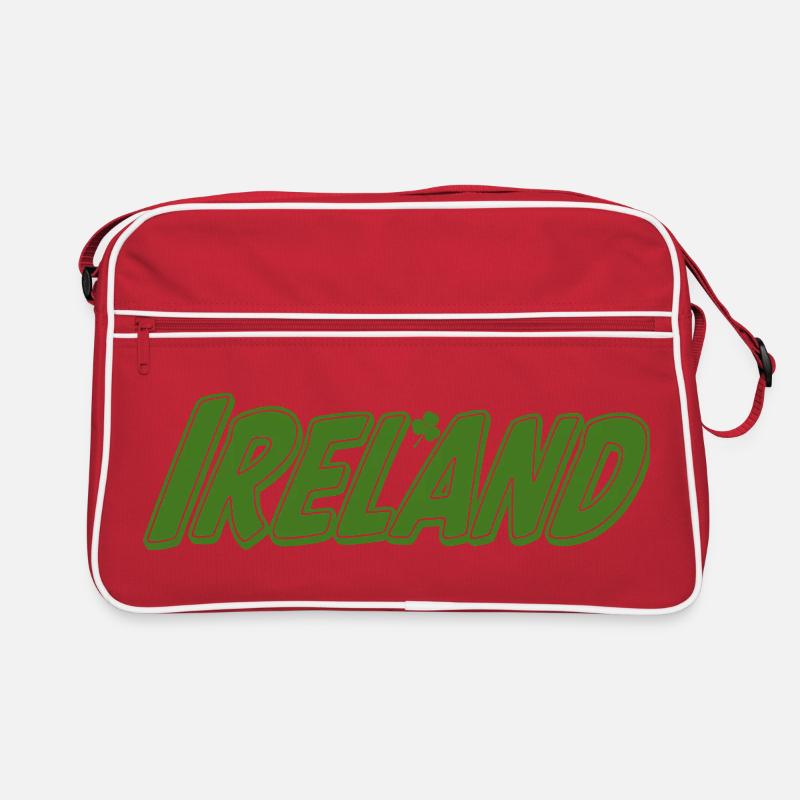 Ireland Green avec trèfle Sac Retro