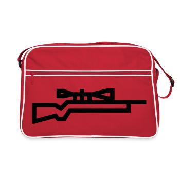sniper - Sac Retro - rouge/blanc - Devant