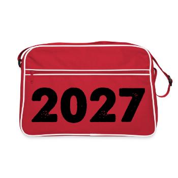 2027 - Sac Retro - rouge/blanc - Devant