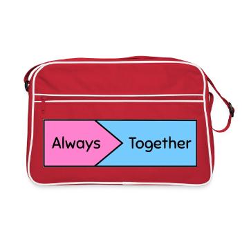 Toujours ensemble - Sac Retro - rouge/blanc - Devant