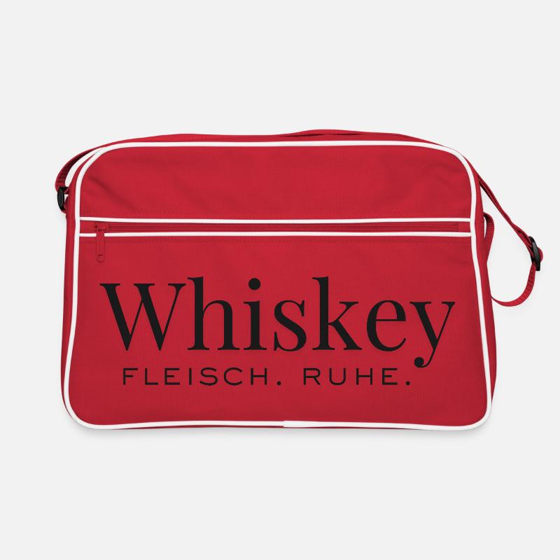 Rustic Whiskey Design Retro Tasche