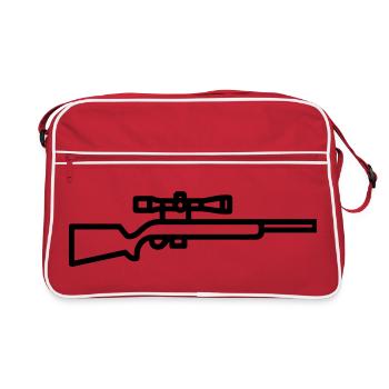 Sniper - Sac Retro - rouge/blanc - Devant