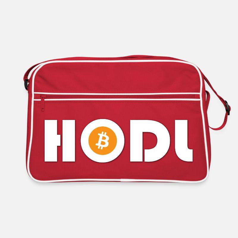 HODL Bitcoin Lettering Retro Bag