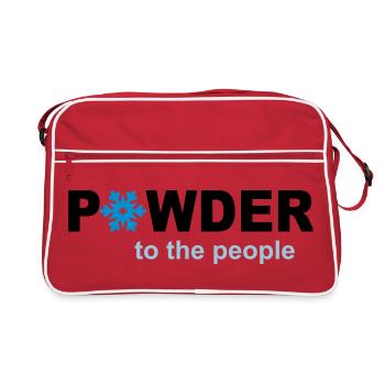 snow - Retro Bag - red/white - Front