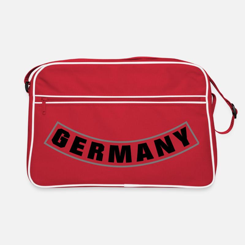 Germany Rocker Patch Bottom Rocker Retro Bag