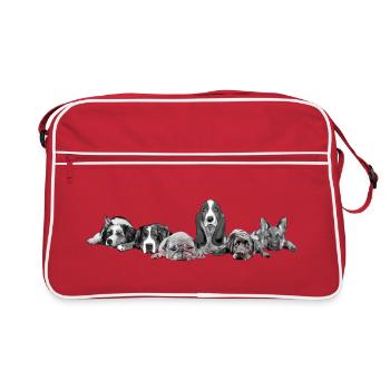Canine - Retro Bag - red/white - Front