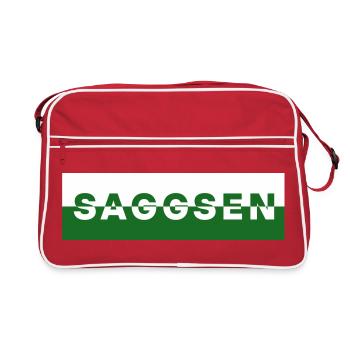 Saggsen / Saxony - Retro Bag - red/white - Front