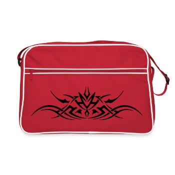 Tribal 3 par Helfspawn - Sac Retro - rouge/blanc - Devant